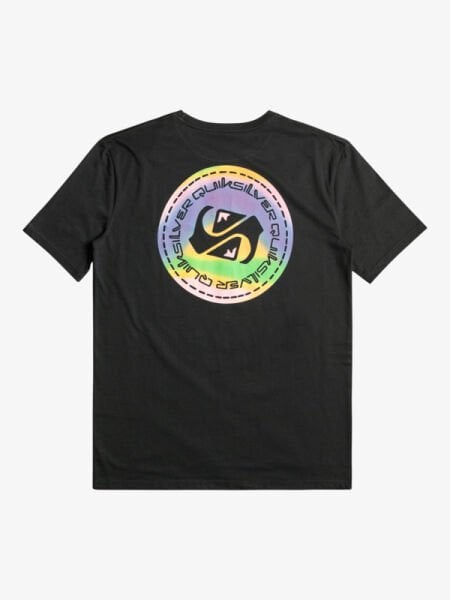 Quiksilver Erkek Beyaz Color Flow Pamuklu Grafik Baskılı T-Shirt Eqyzt07229 L - Anthracite - Solid