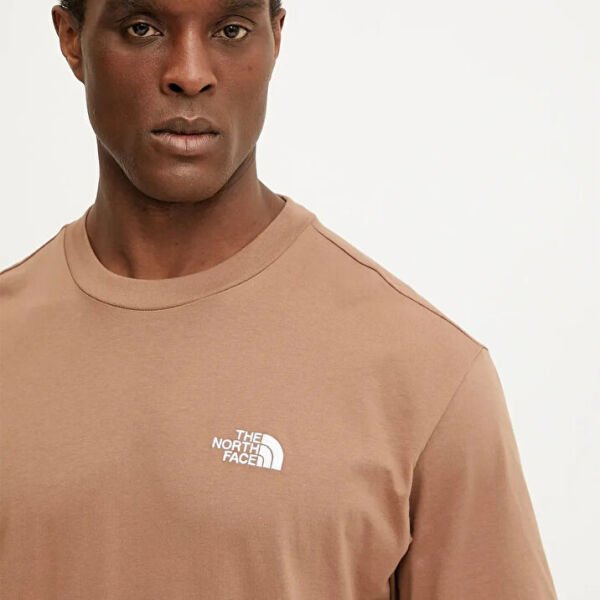 The North Face M Ss Essential Oversize Tee Erkek T-Shirt Kahverengi - L