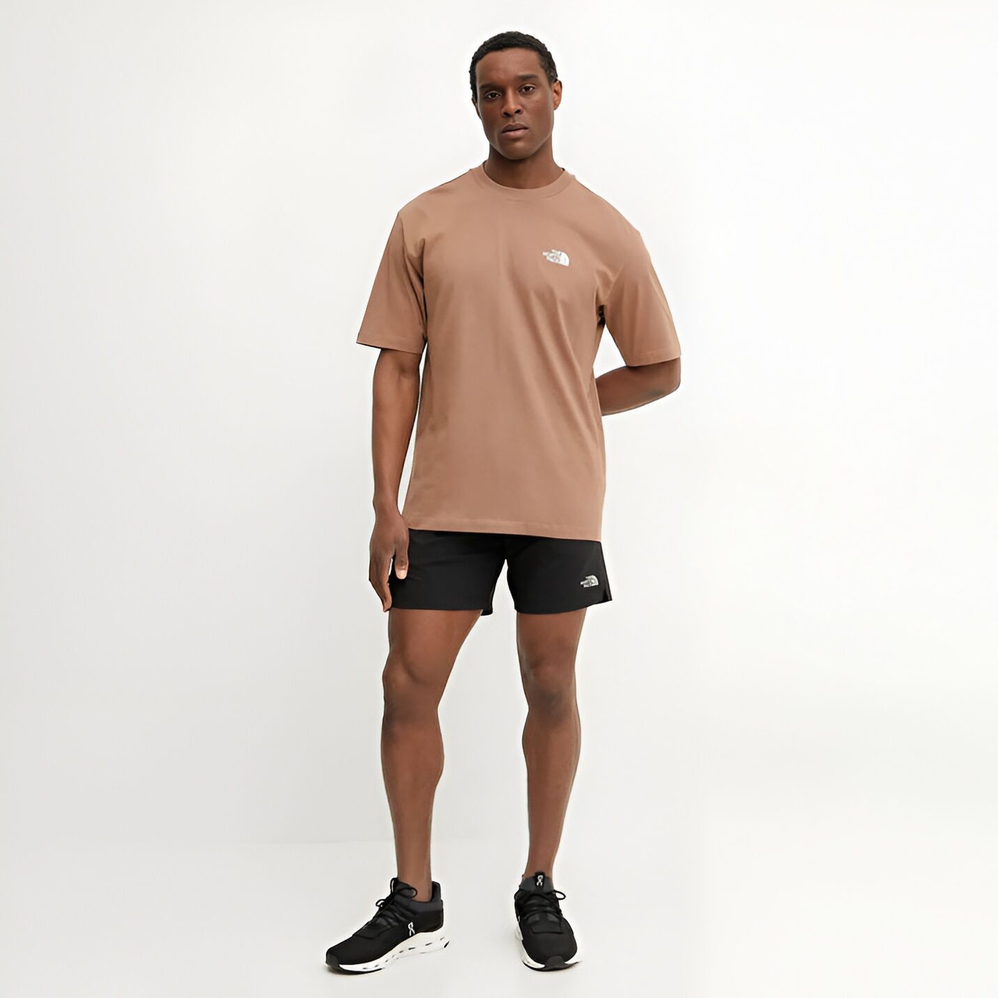 The North Face M Ss Essential Oversize Tee Erkek T-Shirt Kahverengi - XL