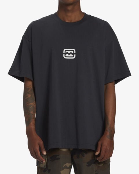 Billabong Bracket Wave  Tees Wht Erkek Tişört Siyah - L