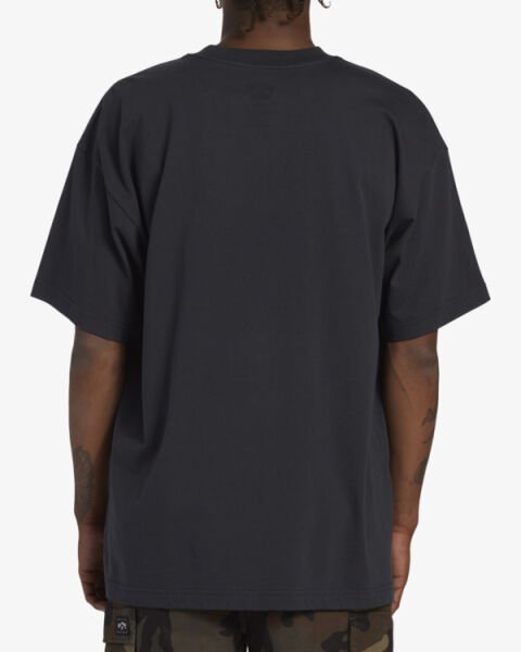 Billabong Bracket Wave  Tees Wht Erkek Tişört Siyah - L