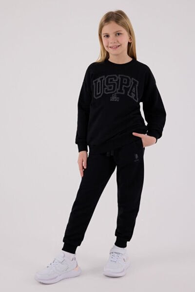 U.S. Polo Kız Çocuk İkili Takım 7-8 - Siyah