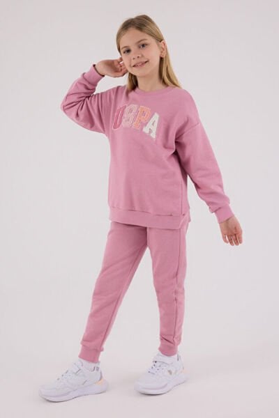 U.S. Polo Kız Çocuk İkili Takım 7-8 - Gül Kurusu