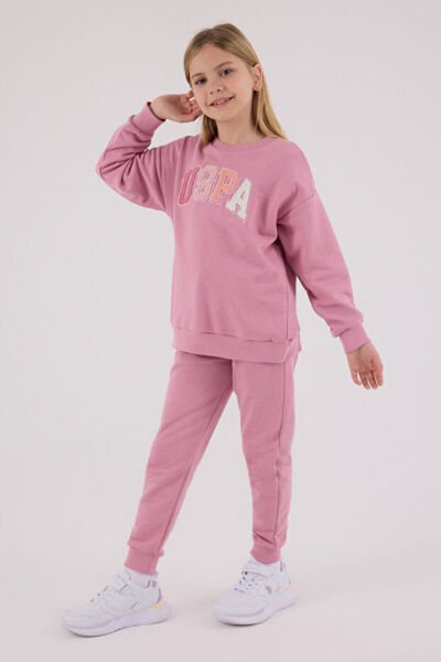 U.S. Polo Kız Çocuk İkili Takım 7-8 - Gül Kurusu