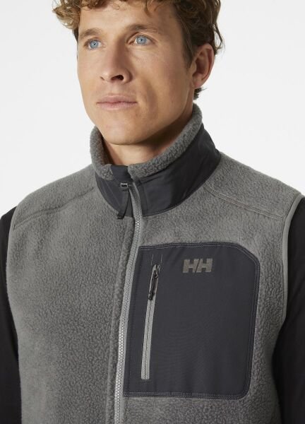 HELLY HANSEN Panorama Pile Fleece Unisex Polar Yelek Gri - XL