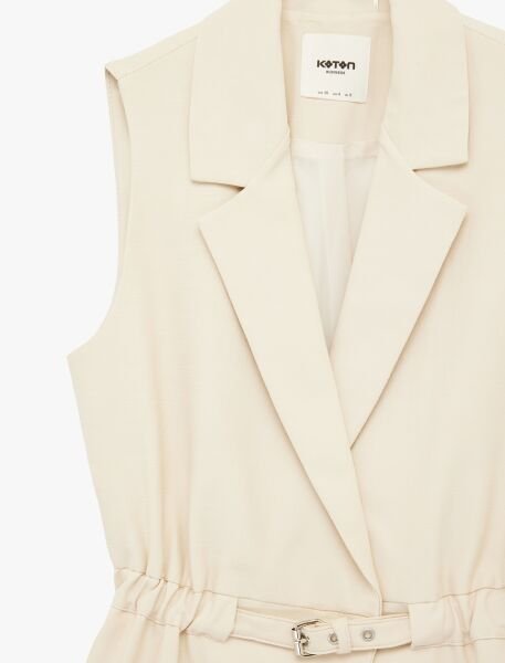 Koton Bej Yelek 6Sak20008Uw 42 - Bej