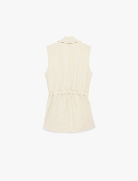 Koton Bej Yelek 6Sak20008Uw 42 - Bej