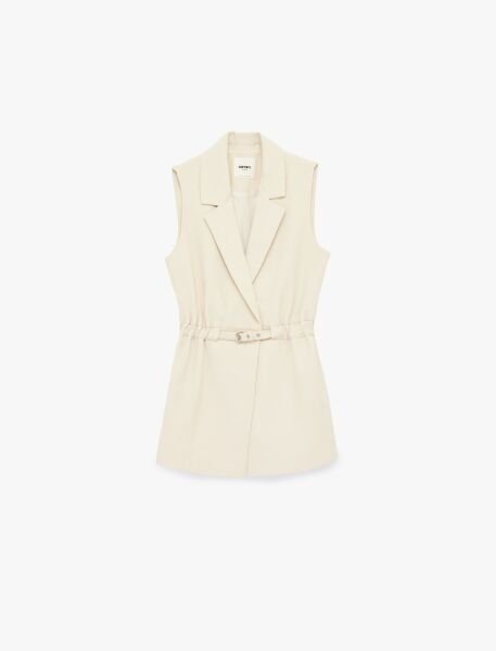 Koton Bej Yelek 6Sak20008Uw 42 - Bej