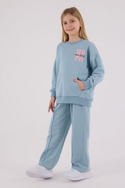 U.S. Polo Kız Çocuk İkili Takım 4-5 - Soft Yeşil