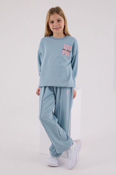 U.S. Polo Kız Çocuk İkili Takım 4-5 - Soft Yeşil