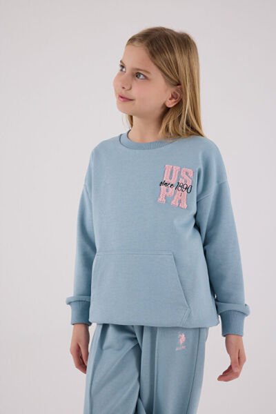 U.S. Polo Kız Çocuk İkili Takım 6-7 - Soft Yeşil