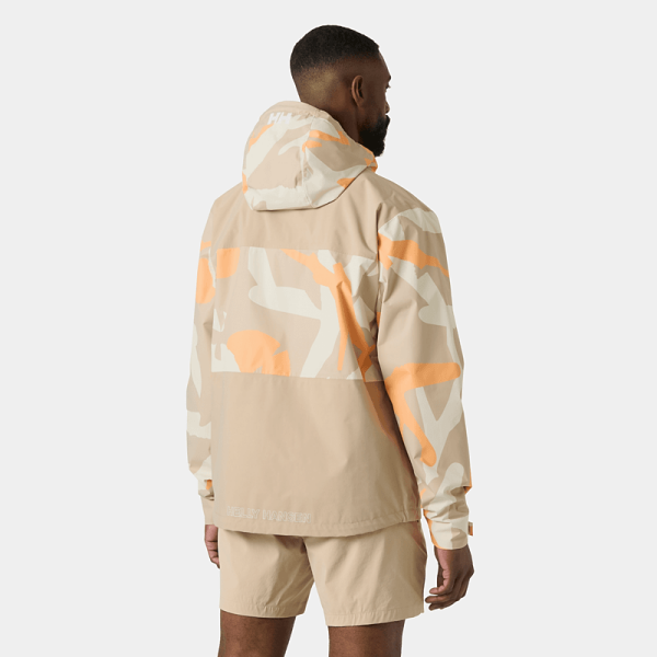 HELLY HANSEN Erkek Yağmurluk ACE GRAPHIC RAIN JACKET YAĞMURLUK MONT HHA.54634 S - Khaki