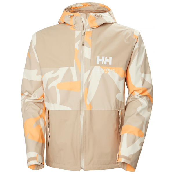 HELLY HANSEN Erkek Yağmurluk ACE GRAPHIC RAIN JACKET YAĞMURLUK MONT HHA.54634 S - Khaki