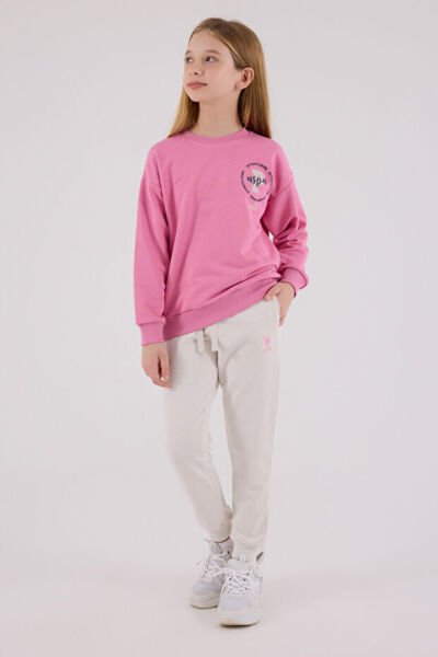 U.S. Polo Kız Çocuk İkili Takım 7-8 - Karanfil