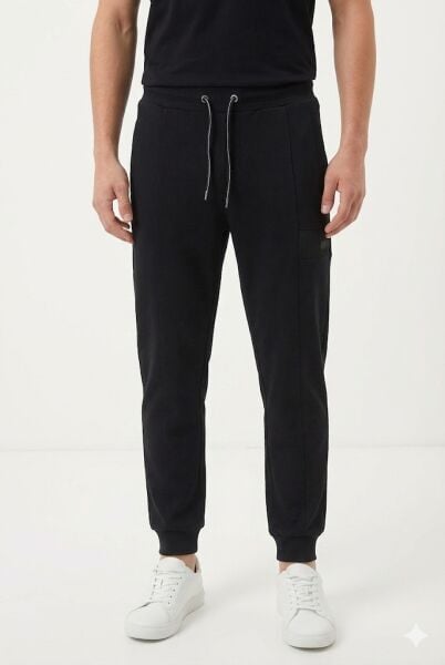 Gamp Erkek Slim Fit Paçası Lastikli Önü Dikişli Jogger Eşofman Altı