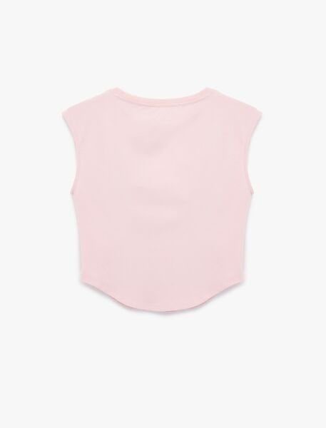 Koton Pembe Tişört 6Sal10009Ik XL - Pembe