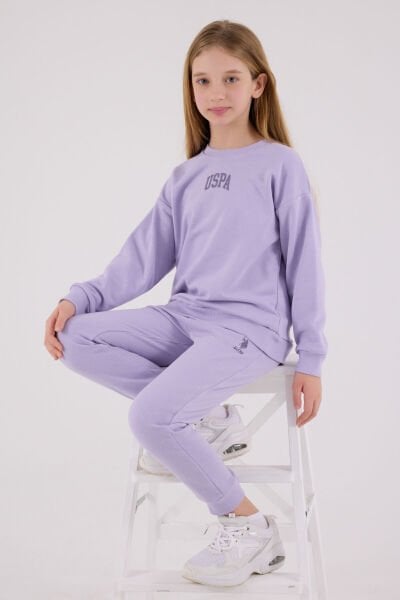 U.S. Polo Kız Çocuk İkili Takım 4-5 - Açık Lila