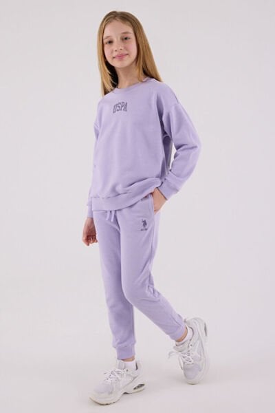U.S. Polo Kız Çocuk İkili Takım 4-5 - Açık Lila
