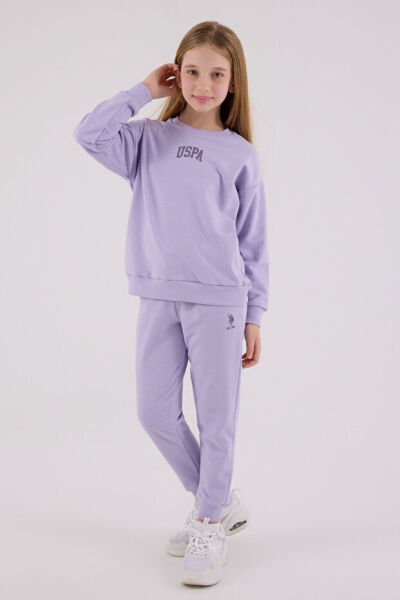 U.S. Polo Kız Çocuk İkili Takım 5-6 - Açık Lila