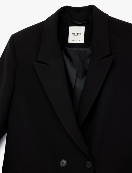 Koton Siyah Ceket 6SAK50061UW Siyah - 42