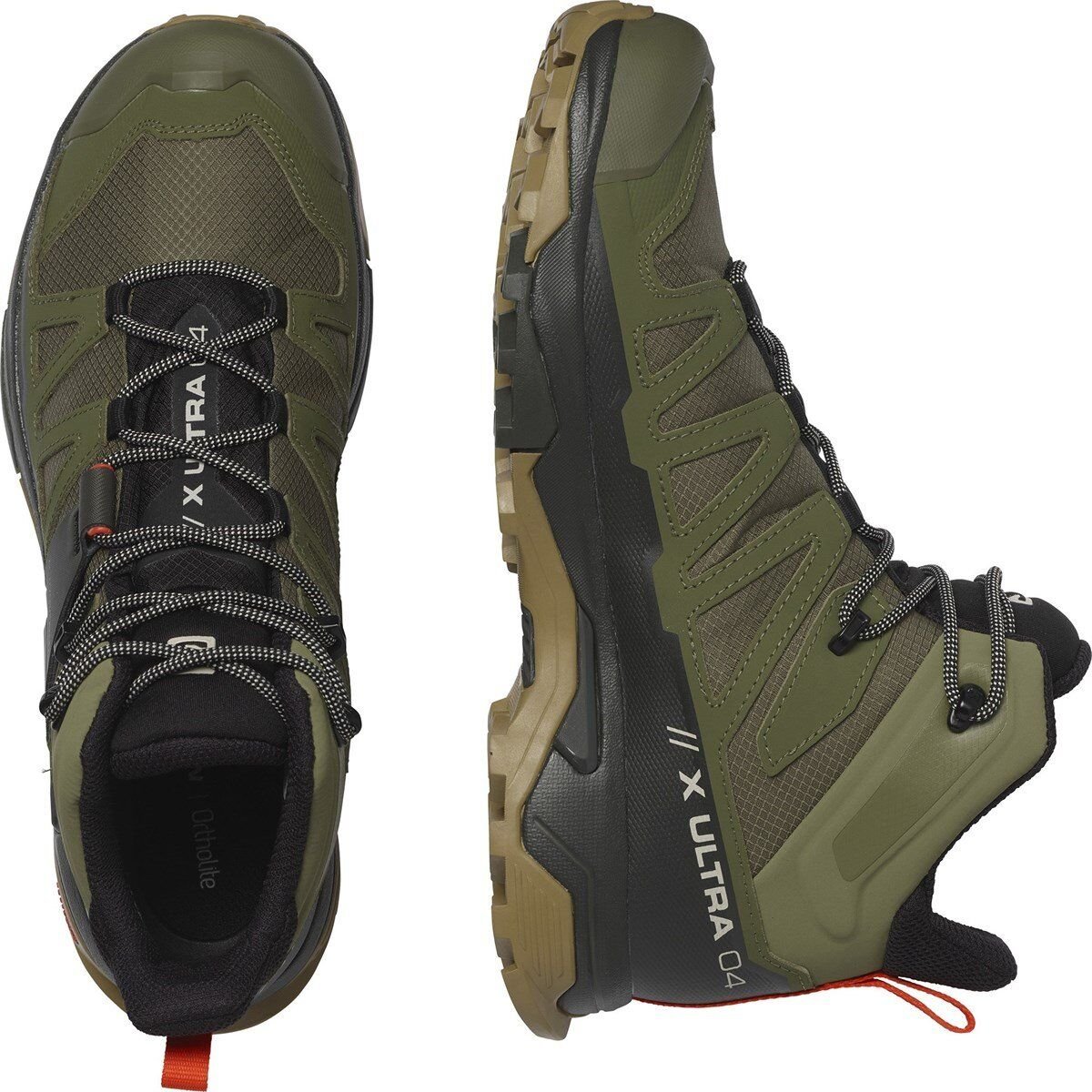 Salomon X Ultra 4 Mid Gore-Tex Erkek Outdoor Bot Yeşil - 40 2/3