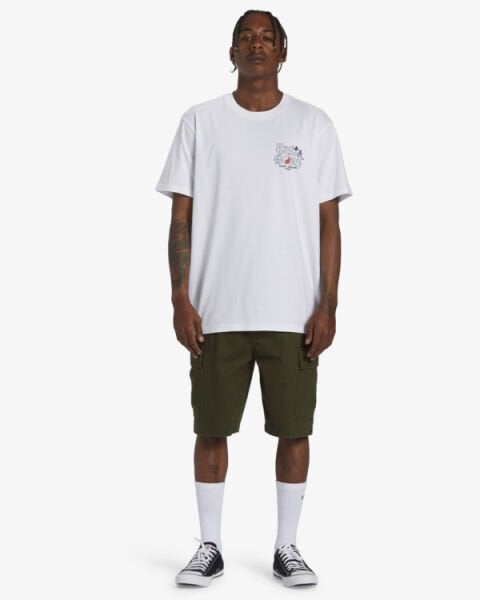 Billabong Worded  Tees Wht Erkek T-Shirt Beyaz - S