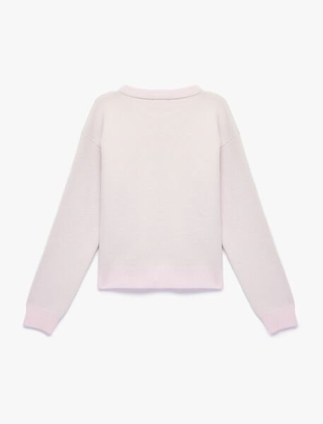 Koton Pembe Triko Kazak 6Skg90046Ht Pembe - 9-10