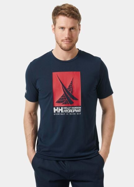Helly Hansen hp race graphıc t-shirt Lacivert - L