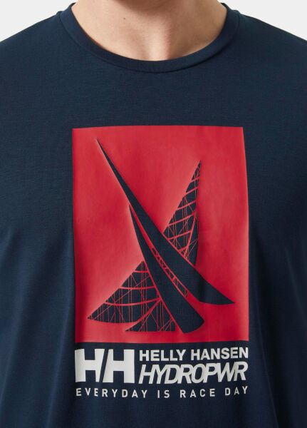 Helly Hansen hp race graphıc t-shirt Lacivert - L