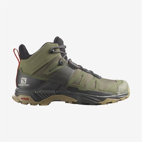 Salomon X Ultra 4 Mid Gore-Tex Erkek Outdoor Bot Yeşil - 46 2/3