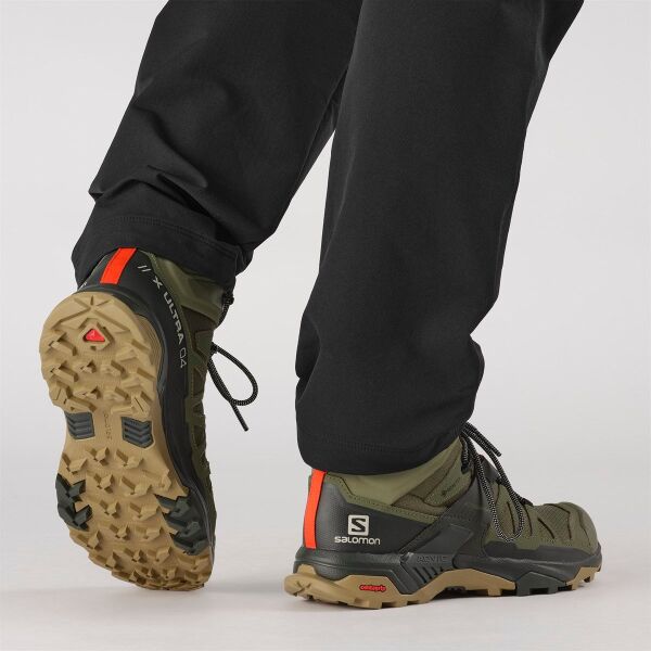 Salomon X Ultra 4 Mid Gore-Tex Erkek Outdoor Bot Yeşil - 46 2/3