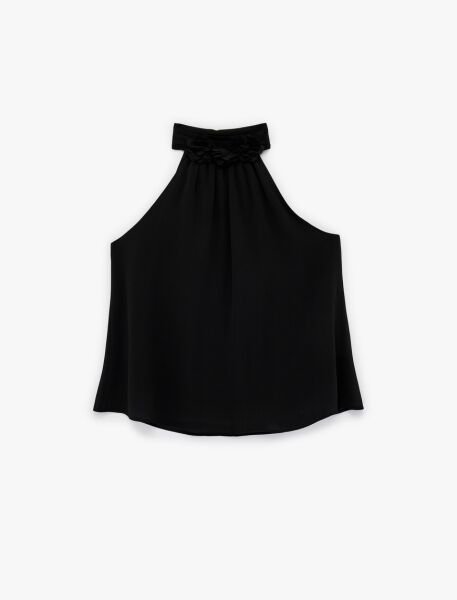 Koton Siyah Bluz 6Sak60272Uw Siyah - 44