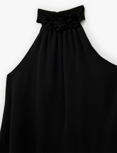 Koton Siyah Bluz 6Sak60272Uw Siyah - 44