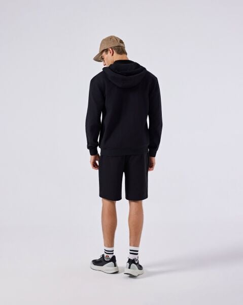 Ellesse Erkek Kapşonlu Fermuarlı Hoodıe 6Sm1004 M - BLACK