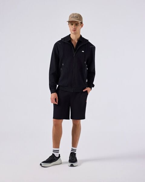 Ellesse Erkek Kapşonlu Fermuarlı Hoodıe 6Sm1004 M - BLACK