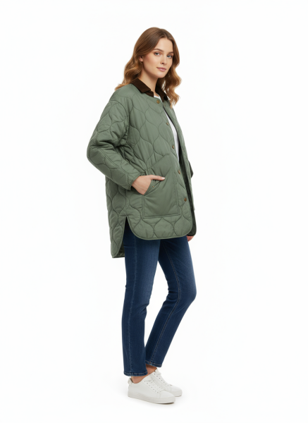 GAMP KADIN KAPİTONE MONT L-XL - Bej