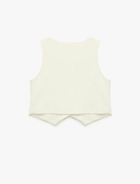 Koton Beyaz Bluz 6Skg60028Ak Beyaz - 9-10