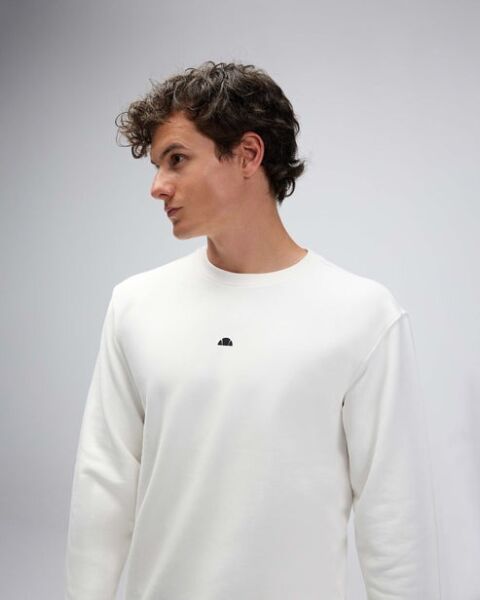 Ellesse Erkek Sweatshirt EM556 XXL - Beyaz