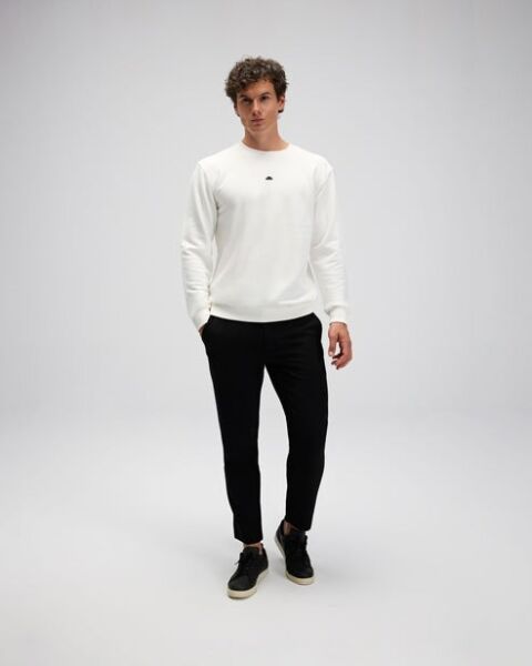 Ellesse Erkek Sweatshirt EM556 XXL - Beyaz