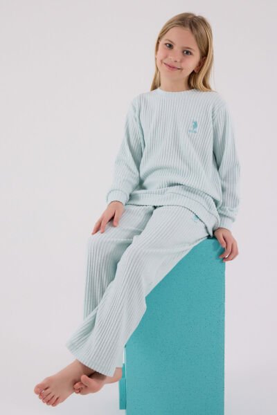 U.S. Polo Kız Çocuk İkili Takımı 7-8 - Su Yeşili