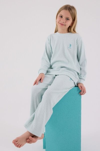 U.S. Polo Kız Çocuk İkili Takımı 7-8 - Su Yeşili