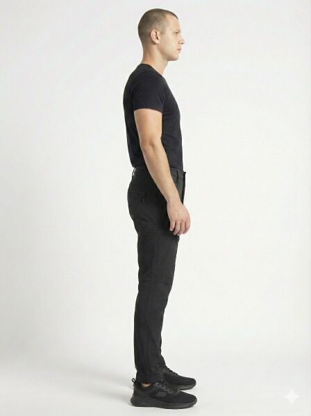 GAMP ERKEK SİYAH SOFT SHELL OUTDOOR PANTALON