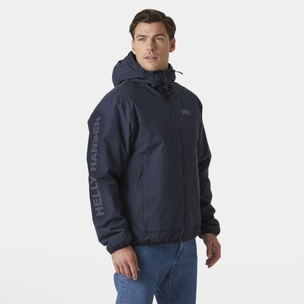 HELLY HANSEN Ervik Insulated Rain Erkek Mont S - Navy
