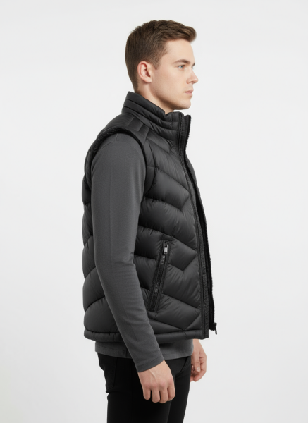 GAMP ŞİŞME YELEK Siyah - XXL