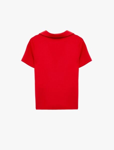 Koton Mavi Tişört 6SAK50190EK Mavi - XXL