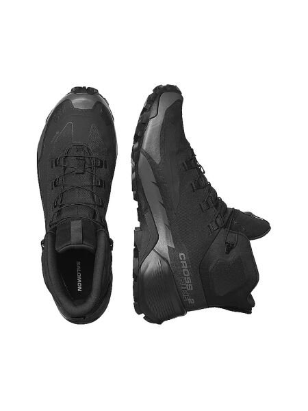 Salomon Cross Hike Mid Gore-Tex 2 Erkek Outdoor Ayakkabı Siyah - 46