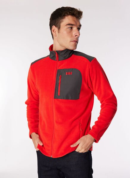 HELLY HANSEN Block Fullzip Erkek Polar Ceket Kırmızı - S