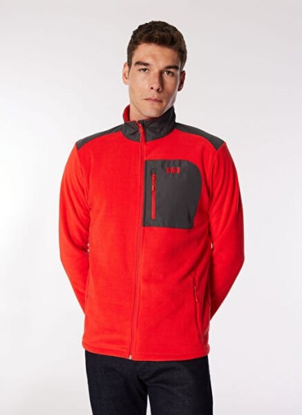HELLY HANSEN Block Fullzip Erkek Polar Ceket Kırmızı - S