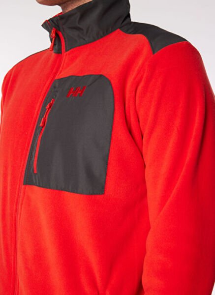 HELLY HANSEN Block Fullzip Erkek Polar Ceket Kırmızı - S