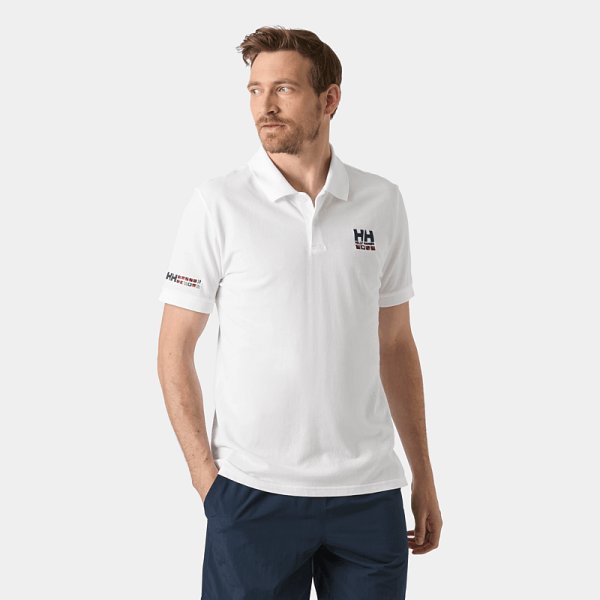 Helly Hansen Erkek Tişört Messına Graphıc Fıtted Polo T-Shırt Hha.54540 XXL - WHİTE